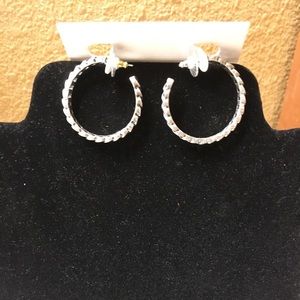 Silver earrings